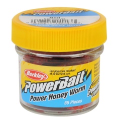 WORM BERKLEY POWERBAIT POWER HONEY WORM YELLOW SCALES