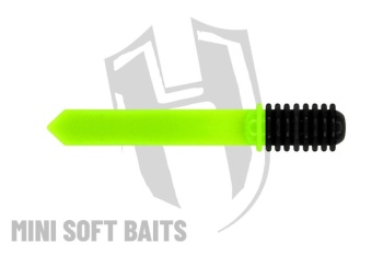 WORM HERAKLES TAD 75mm CRAB Black Chartreuse