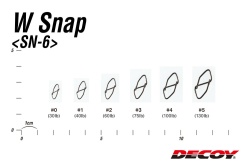 AGRAFA DECOY SN-6 W SNAP NR.5 130LBS 8BUC/PLIC