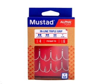 ANCORA TRIPLA MUSTAD STEEL 6BUC/PL NR. 2 - Img 3