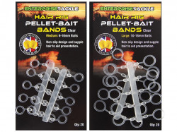BANDA ELASTICA ENTERPRISE TACKLE HAIR RIG PELLET BAIT BAND CLEAR