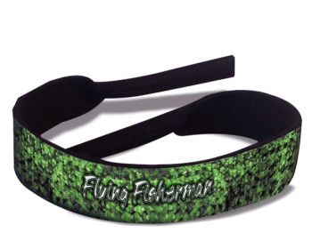 BANDA ELASTICA OCHELARI FLYING FISHERMAN GREEN BANDA ELASTICA OCHELARI FLYING FISHERMAN LOGO RETAINER