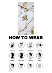 BANDANA JAXON 02 REALTREE WHITE
