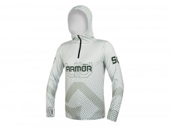 BLUZA CU GLUGA DELPHIN UV ARMOR 50+ OLIVE XXXL
