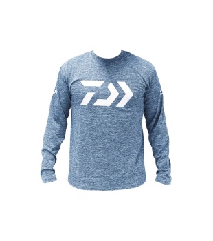BLUZA DAIWA SHIRT LONG S 30 LIGHT BLUE MAR.S - Img 2
