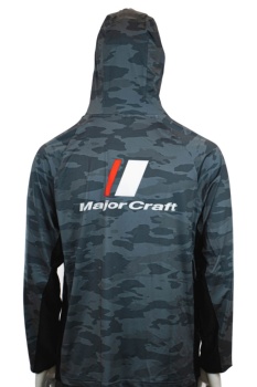 BLUZA MAJOR CRAFT UV SUN PROTECTION HOODIE 4L Dark Gray - Img 2