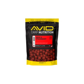 BOILIES AVID CARP SQUID & STRAWBERRY 15MM 1KG