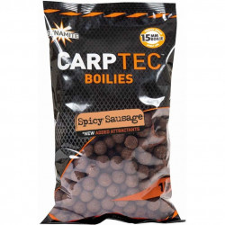 BOILIES DYNAMITE BAITS CARP TEC BOILIES SPICY SAUSAGE 15MM 2KG
