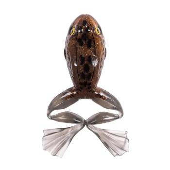 BROASCA LIVE TARGET FREESTYLE FROG UNRIGGED 5CM BROWN/BLACK 4BUC/PL