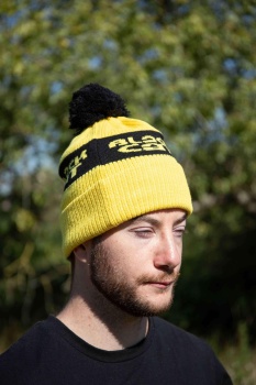 CACIULA BLACK CAT YELLOW BOBBLE HAT - Img 5