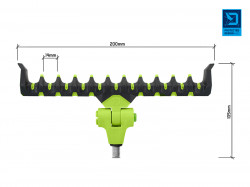 CAP SUPORT LANSETA DELPHIN SIXTO REAXE FLEXI 21.5CM