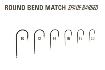 CARLIG MUSTAD ROUND BEND MATCH MU09 BN 10BUC / PL NR.10 - Img 2