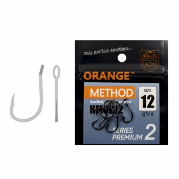 CARLIG ORANGE NO.12 METHOD HOOK SERIES 2