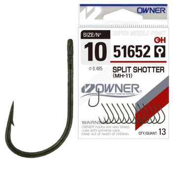 CARLIG OWNER 51652 MH-11 SPLIT SHOTTER DARK GREEN NO6, BUC/PAC 13