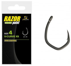 CARLIGE CARP SPIRIT V-CURVE XS 10BUC/PLIC - NR. 6