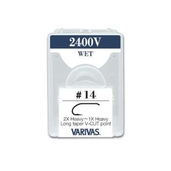 CARLIGE FLY VARIVAS 2400V 2X-1X FINE NR 8 micro barb