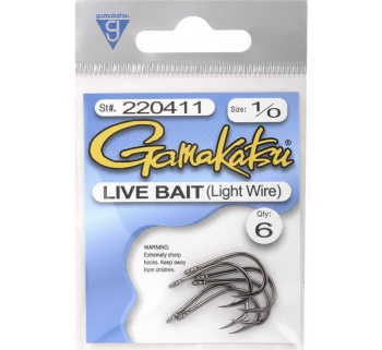 CARLIGE GAMAKATSU LIGHT WIRE BLACK NR.4 8BUC/PL - Img 2