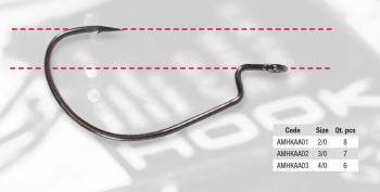 CARLIGE HERAKLES OFFSET EXTRA WIDE GAPE 2/0