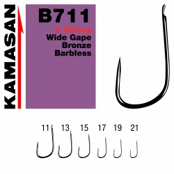 CARLIGE KAMASAN B711 NR 15 F/BARB 10BUC/PLIC
