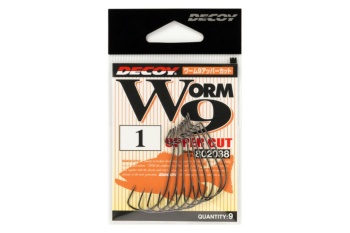 CARLIGE OFFSET DECOY WORM 9 UPPER CUT NR.1/0 9BUC/PLIC