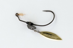 CARLIGE OFFSET LESTATE DECOY WORM 230G MAKISAGU BLADE GOLD LESTAT NR.2/0 2.5GR