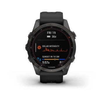 CEAS GARMIN FENIX 7S SAPPHIRE SOLAR CARBON GRAY TI / BLACK 42MM - Img 8