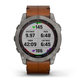 CEAS GARMIN FENIX 7X SAPPHIRE SOLAR TITAN / PIELE 51MM - Img 9