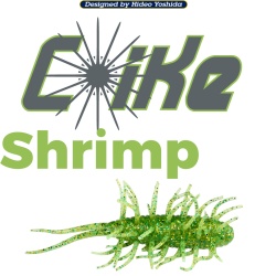 CREATURA HIDE UP COIKE SHRIMP 6.5CM 111 CHART GREEN GOLD FLAKE 5BUC/PLIC