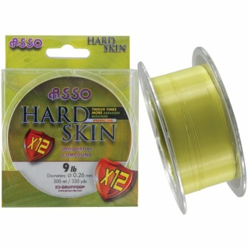 FIR ASSO HARD SKIN SILICONED GREEN 028MM 300M