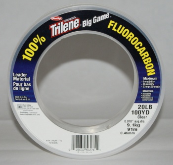 FIR FLUOROCARBON BERKLEY FL LEADER 50LB 100YD CLEAR