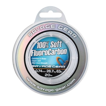 FIR FLUOROCARBON SAVAGE GEAR SOFT 030MM/6KG/50M - Img 2