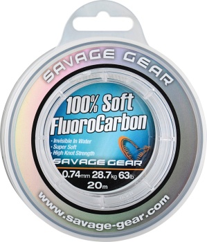 FIR FLUOROCARBON SAVAGE GEAR SOFT 049MM/15.2KG/35M