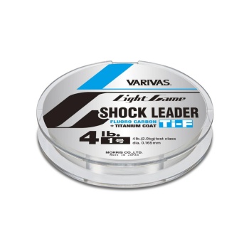 FIR FLUOROCARBON VARIVAS LIGHT GAME SHOCK LEADER TITANIUM FLUOROCARBON 30M 0.148MM 3LB