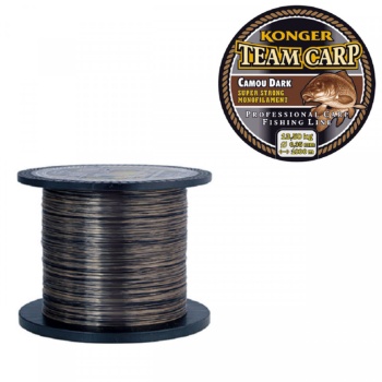 FIR MONO KONGER TEAM CARP 0.28MM 10KG 1000M CAMOU DARK