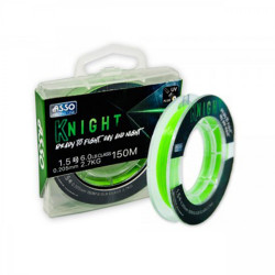 FIR MONOFILAMENT ASSO KNIGHT 300M 0.310MM 6.4KG FLUO CHARTREUSE