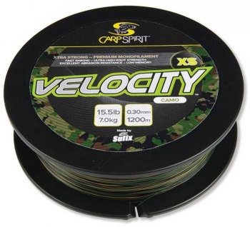 FIR MONOFILAMENT CARP SPIRIT VELOCITY XS CAMO 1200M 0.40MM - Img 2