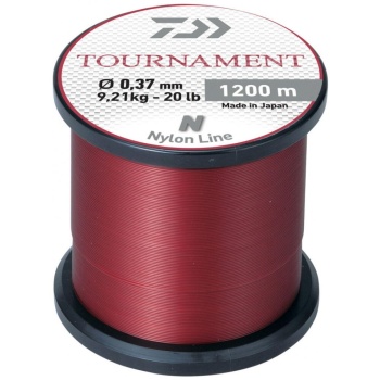 FIR MONOFILAMENT DAIWA TOURNAMENT RED 0.33MM/7,2KG/1200M - Img 2