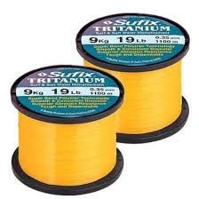 FIR MONOFILAMENT SUFIX TRITANIUM 1000M 0.25MM / 9LB NEON GOLD