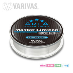 FIR MONOFILAMENT VARIVAS SUPER TROUT AREA MASTER SUPER ESTER 150M 0.09MM 1.4LB