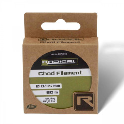 FIR RADICAL CHOD FILAMENT 20M 0.45MM/20LB LIGHT GREEN