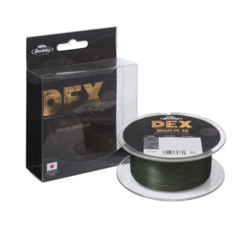FIR TEXTIL BERKLEY DEX BRAID X8 PE GREEN 0.12MM 9KG 300M - Img 5