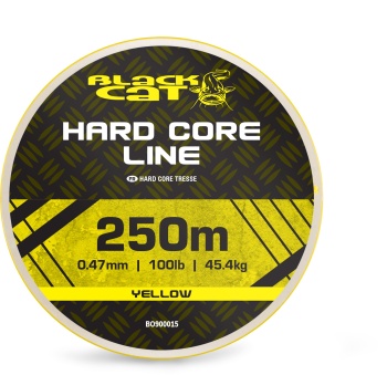 FIR TEXTIL BLACK CAT BC HARD CORE LINE YELLOW 45.4KG 0.47MM 250M