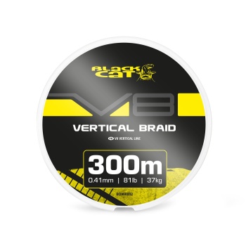 FIR TEXTIL BLACK CAT V8-LINE 0.41MM/81LB 300M - Img 4