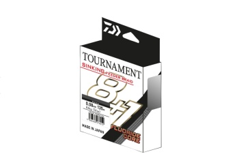 FIR TEXTIL DAIWA TOURNAMENT SINKING FEEDER BRAID 8+1 0.12MM/135M GRI - Img 2