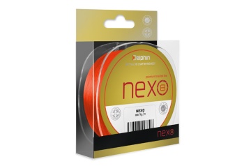 FIR TEXTIL DELPHIN NEXO 8 / PORTOCALIU FLUO 0.12MM 16.5LBS 300M