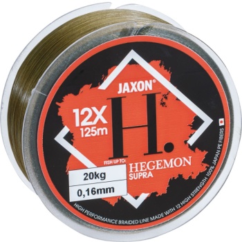 FIR TEXTIL JAXON HEGEMON SUPRA 12X 125M 0.14MM 16KG