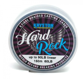 FIR TEXTIL KRYSTON HARD ROCK BRAIDED CASTING LEADER MOSS GREEN 60LBS 150M