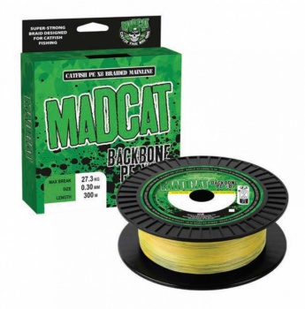 FIR TEXTIL MADCAT BACKBONE PE X8 0.60MM / 300M/84.1KG CHARTREUSE - Img 2