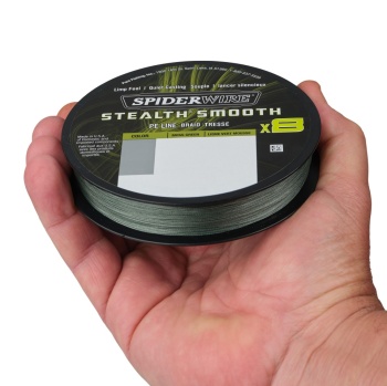 FIR TEXTIL SPIDERWIRE STEALTH X8 0.07MM 150M 6.0KG MOSS GREEN - Img 2