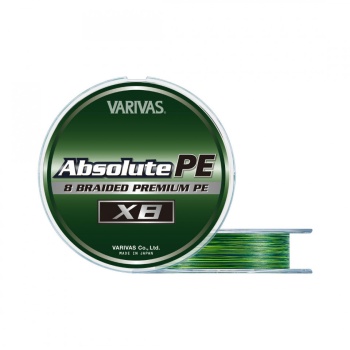 FIR TEXTIL VARIVAS ABSOLUTE PREMIUM PE X8 150M 0.185MM 23LB MARKING GREEN - Img 2
